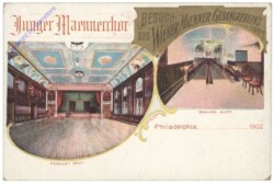Pennsylvania: Besuch des Wiener Männer Gesangsverein, Philadelphia 1902