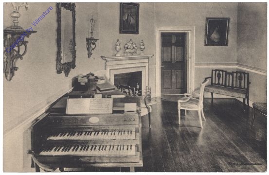 ak157737 Virginia: Home of George Washington, Miss Custis's Music Room, Mount Vernon