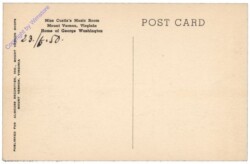 Virginia: Home of George Washington, Miss Custis's Music Room, Mount Vernon