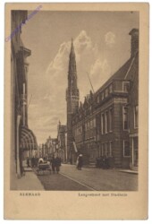 Alkmaar, Langestraat met Stadhuis