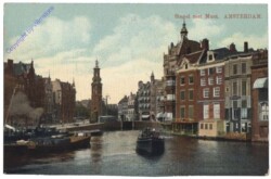 ak157835 Amsterdam, Singel met Munt.