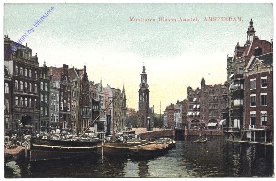 Amsterdam, Munttoren Binnen-Amstel