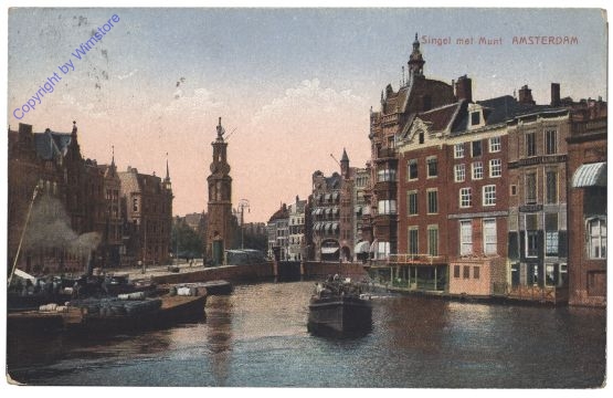 Amsterdam, Singel met Munt