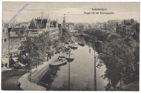 Amsterdam, Singel bij het Koningsplein