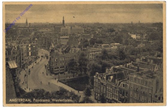 Amsterdam, Panorama Westertoren