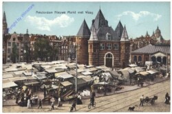 Amsterdam, Nieuwe Markt met Waag
