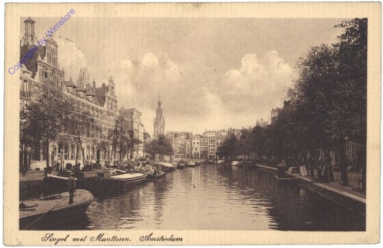 Amsterdam, Singel met Munttoren