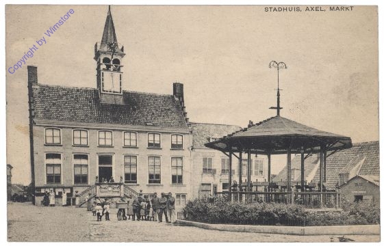 Axel, Stadhuis, Markt