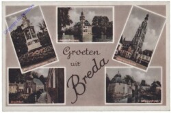ak158107 Breda, Multiansicht