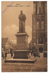 ak158152 Delft, Standbeeld v. Hugo de Groot