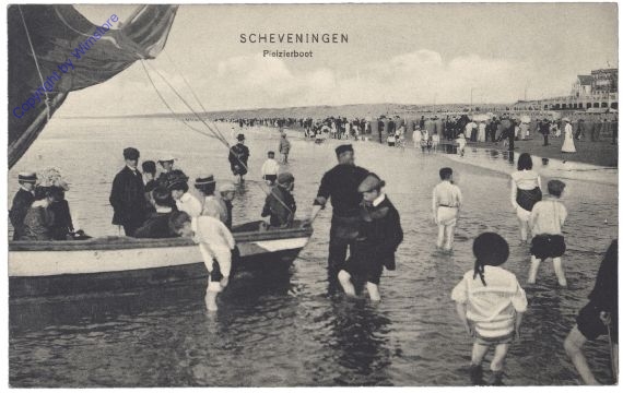 Den Haag, Scheveningen, Pleizierboot