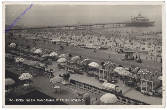 Den Haag, Scheveningen, Panorama Pier en strand
