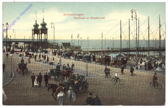 Den Haag, Scheveningen, Boulevard en Wandelhoofd