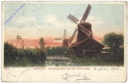 Dordrecht, Houtzaagmolens aan den Noordendijk