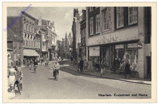 Haarlem, Kruisstraat met Hema