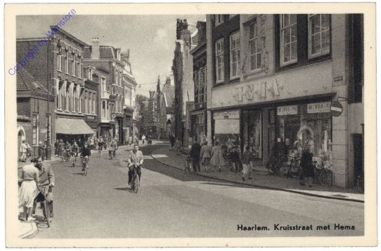 Haarlem, Kruisstraat met Hema