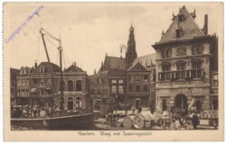 ak158493 Haarlem, Waag met Spaarnegezicht
