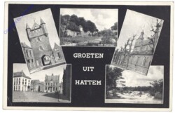 ak158532 Hattem, Multiansicht