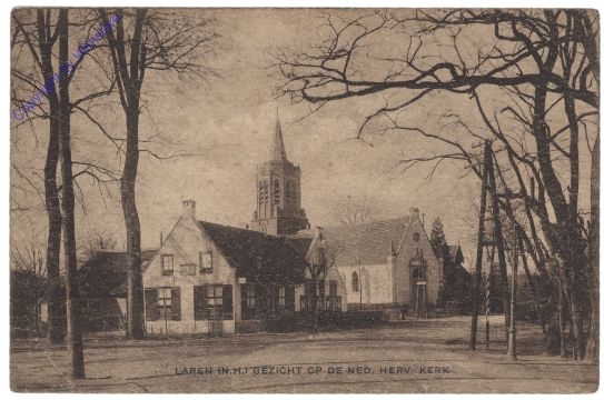 Laren, Gezicht op de Ned. Herv. Kerk