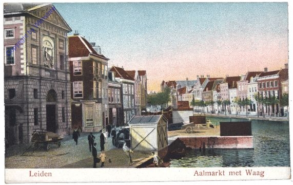 Leiden, Aalmarkt met Waag