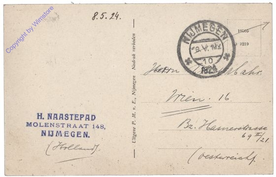 ak158723a Nijmegen, Spoorbrug