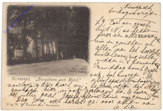Nunspeet, Doprslaan met Hotel
