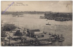 Rotterdam, Gezicht op de Maas van af Witte Huis