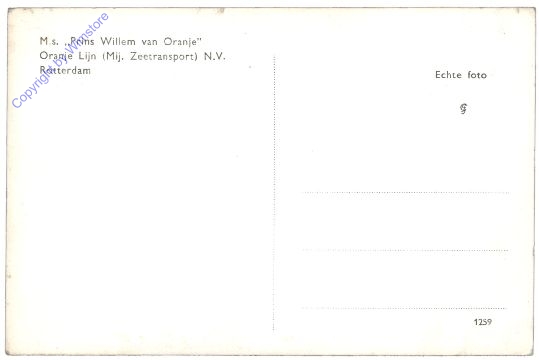 ak158803a Rotterdam, M.s. Prins Willem van Oranje