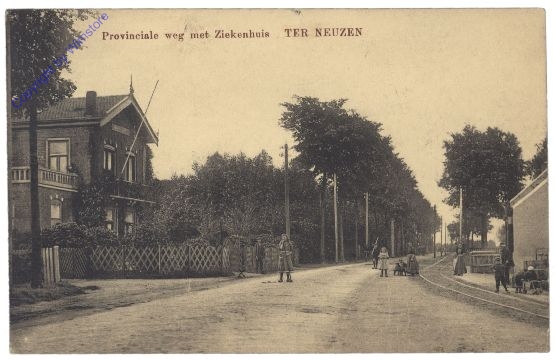 Terneuzen, Provinciale weg met Ziehkenhuis