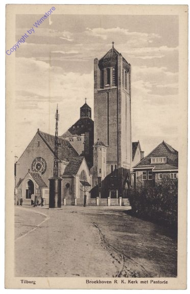 Tilburg, Broekhoven R.K. Kerk met Pastorie