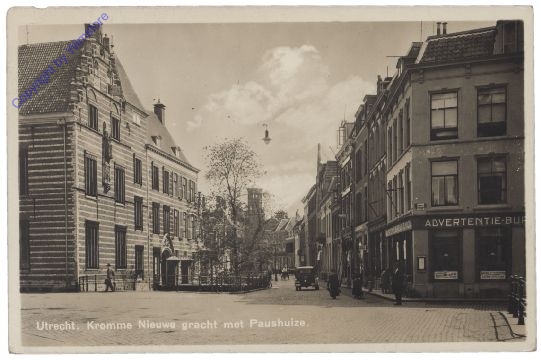Utrecht, Kromme Nieuwe gracht met Paushuize