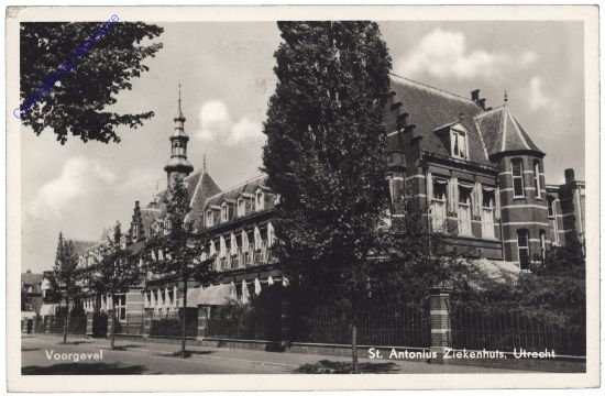 Utrecht, Voorgevel, St. Antonius Ziekenhuis