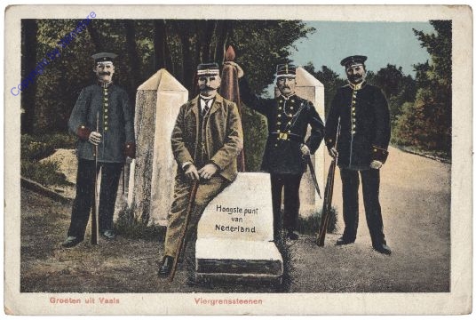 Vaal, Viergrenssteenen