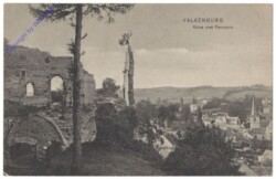 ak158946 Valkenburg, Ruine met Panorama