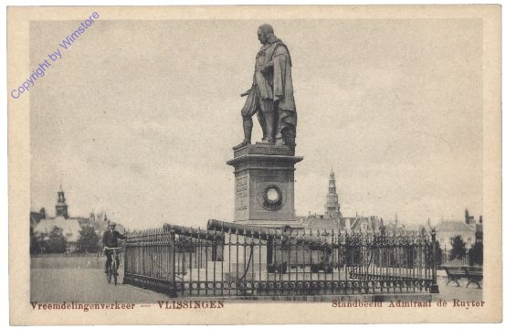 Vlissingen, Standbeeld Admiraal de Ruyter