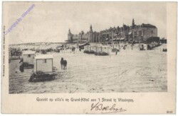 Vlissingen, Gezicht op villa's en Grand-Hotel aan't Strand