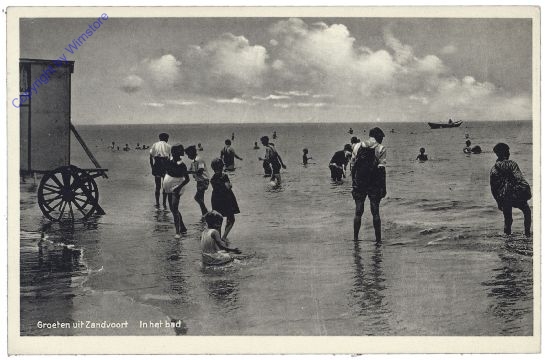 ak159023 Zandvoort, In het bad
