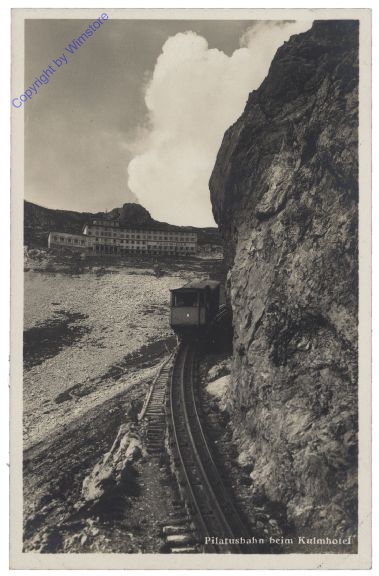 ak159082 Alpnachstad, Pilatusbahn beim Kulmhotel