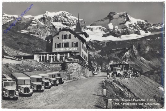 ak159089 Altdorf, Hotel Klausen-Passhöhe mit Kammlistock und Scheerhorn