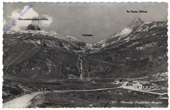 Andermatt, Oberalp Passhöhe, Hospiz