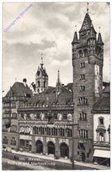 ak159131 Basel, Rathaus und Martinskirche