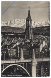 Bern, Münster mit Blümlisalp