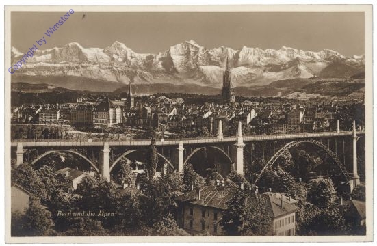 ak159155 Bern, Bern und die Alpen