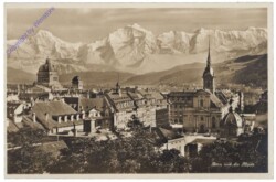 ak159157 Bern, und die Alpen