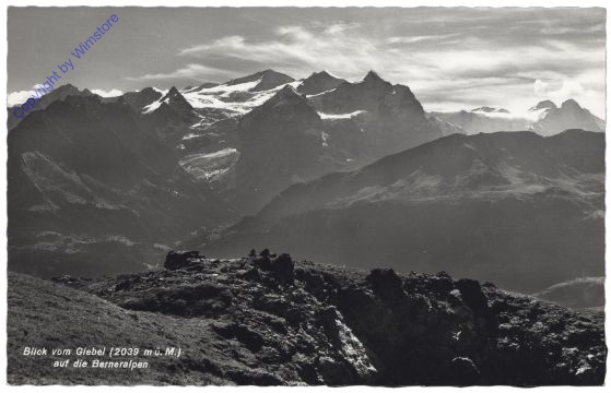 ak159162 Bern, Blick vom Giebel auf die Berneralpen