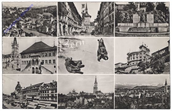 ak159170 Bern, Multiansicht