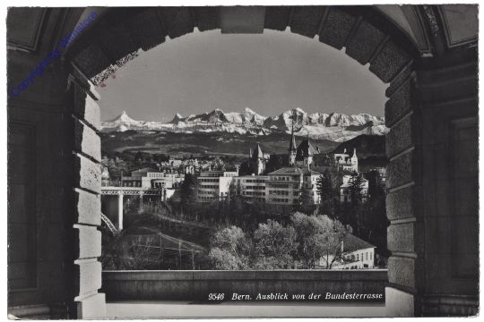 ak159173 Bern, Ausblick von der Bundesterrasse