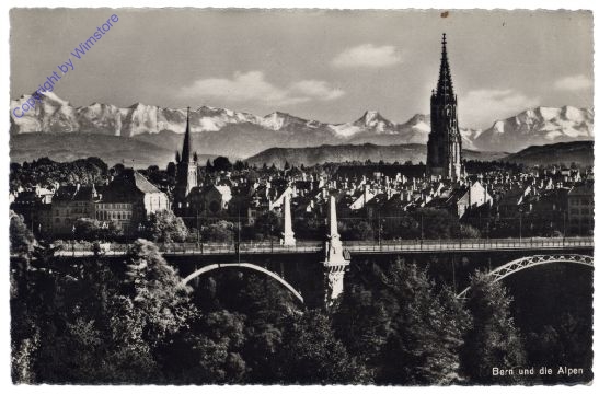 ak159178 Bern, und die Alpen