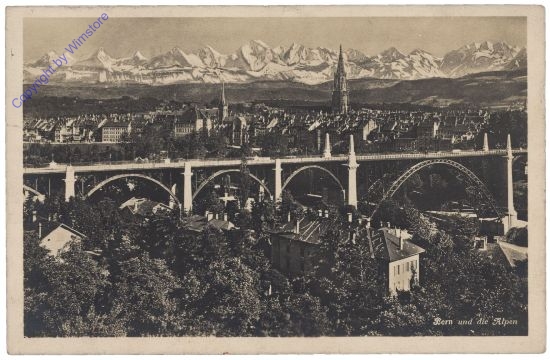 ak159179 Bern, und die Alpen