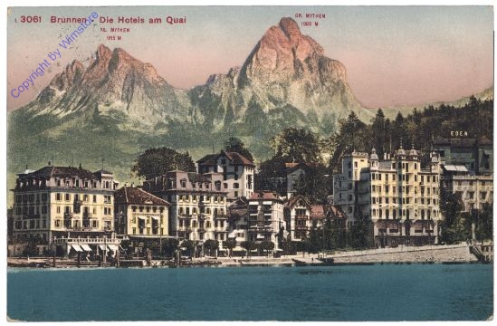 Brunnen, Die Hotels am Quai